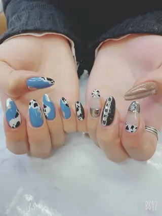 ロング JNA認定講師🌸 RIEのネイルデザイン