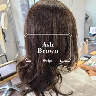 カラー セミロング ヘアアレンジ terra✂️川嶋 大輔のヘアスタイル