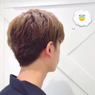 ショート カラー メンズ 🌺ウルフカット職人 新垣渚🐺のヘアスタイル