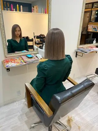 ショート aura所属・ashida yuukiのヘアスタイル