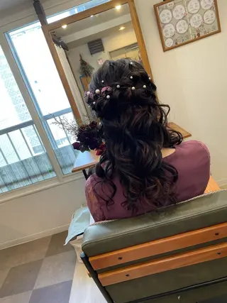 ヘアアレンジ HempBeauty 浅野アサミのヘアスタイル