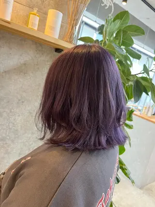 ミディアム カラー ハイトーンカラ ー/小川のヘアスタイル