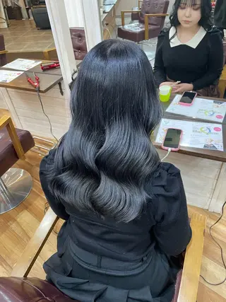 セミロング カラー SOYON西大寺店所属・ダブルカラー/ 髪質改善💎安藤のヘアスタイル