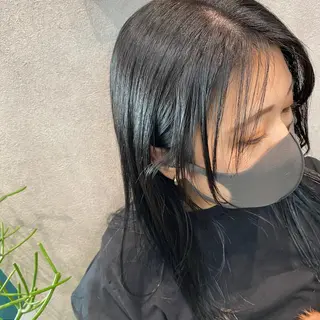 セミロング カラー ヘアアレンジ XENA表参道 MIKUのヘアスタイル