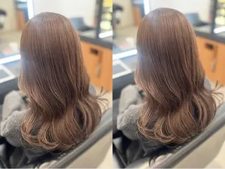 セミロング 髪質改善・水素カラー ARIA（ému）のヘアスタイル