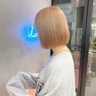 ショート Misaki /ボブ/縮毛矯正のヘアスタイル