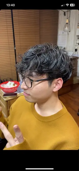 パーマ メンズ フランクスバーバー所属・鈴木 悠斗のヘアスタイル