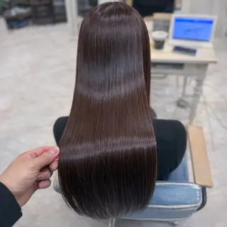 セミロング 店長✨レイヤー✖️ 髪質改善✖️韓国ヘアのヘアスタイル