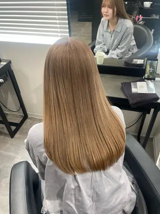 ロング カラー 🎀暖色/ラベンダー /paru🤍のヘアスタイル