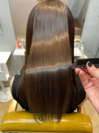 ロング カラー ︎︎☁ティセラ︎︎☁ カット+カラー🩵のヘアスタイル