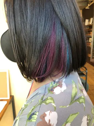 カラー BEACH　HAIR&NAIL所属・両国駅徒歩1分⭐️ アイロン仕上げのヘアスタイル