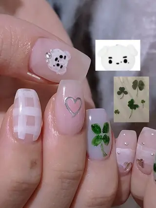 ネイル 3dパーツ/流行り 👧shushu❤️のネイルデザイン