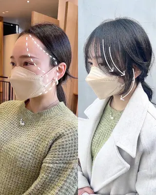 ロング カラー ヘアアレンジ DX SHARE SALON 原宿店所属・レイヤーカット/ 田中 しょうのヘアスタイル