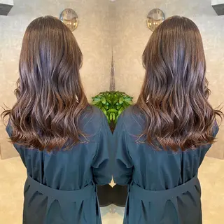 ロング カラー tocca 💜石田愛結💜のヘアスタイル