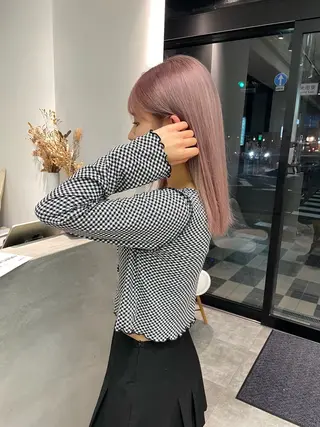 ミディアム カラー 髪質改善/艶髪/ Ryuのヘアスタイル