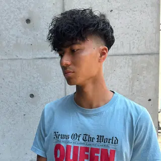 ショート パーマ メンズ Lond GULLMAN所属・高橋大和/ メンズ特化美容師のヘアスタイル