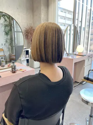 ミディアム カラー 小木曽智美 /ボブ/ショートのヘアスタイル