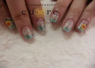 ショート ネイル ネイルサロン Cureのネイルデザイン