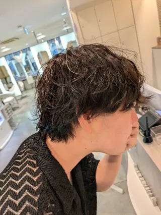 ショート パーマ 小川 健治✨のヘアスタイル