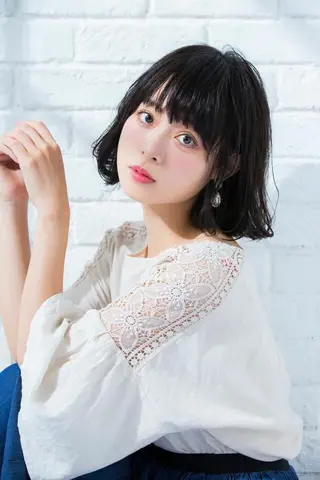 ショート 所渉/韓国レイヤー /ウルフカットのヘアスタイル