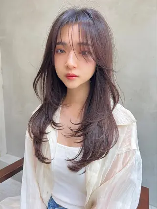 ロング カラー MUSASHI ブリーチカラー◎のヘアスタイル