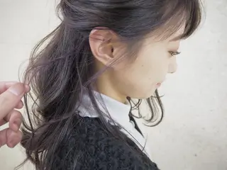 ミディアム カラー 菅村 勇亮のヘアスタイル