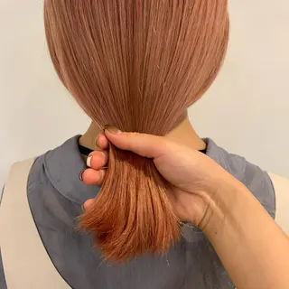 ミディアム フクシママユ / 柔らかカラーのヘアスタイル