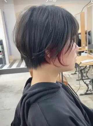 ショート カラー ショートヘア、ボブ こやさん　コヤマのヘアスタイル