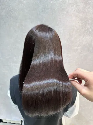 セミロング カラー 🔸縮毛矯正/髪質 改善カラー石崎🔸のヘアスタイル