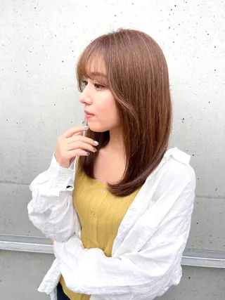 ミディアム Londideal 高橋ヒロシのヘアスタイル