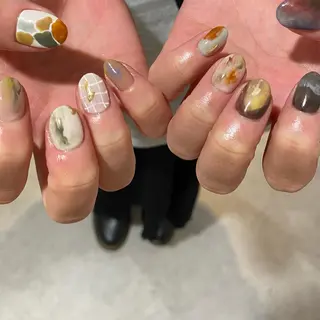 ネイル Trico Antique所属・岩本 杏のネイルデザイン