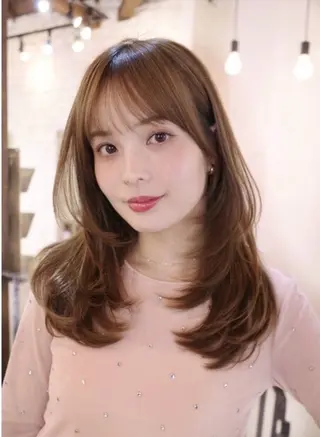 ロング Belle 新宿所属・清野　花音/ 艶カラー⟡.·のヘアスタイル