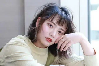 ショート カラー 💙美髪救世主💙 関華蓮のヘアスタイル