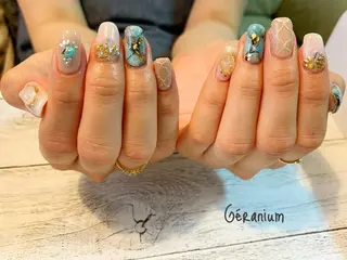 ネイル GéRanium Harukaのネイルデザイン