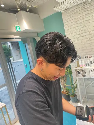 ショート パーマ メンズ メンズ特化型美容師 sakuraのヘアスタイル