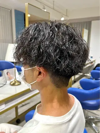 ショート パーマ メンズ men’s salon NOA solte. 【メンズサロン ノアソルテ】所属・メンズパーマ職人 加藤 弘貴のヘアスタイル