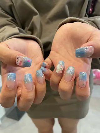 ネイル 束感まつ毛/ネイル/ LED♥KIRARAのマツエク・マツパデザイン