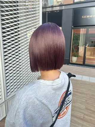 ショート カラー ヘアアレンジ yuka .のヘアスタイル