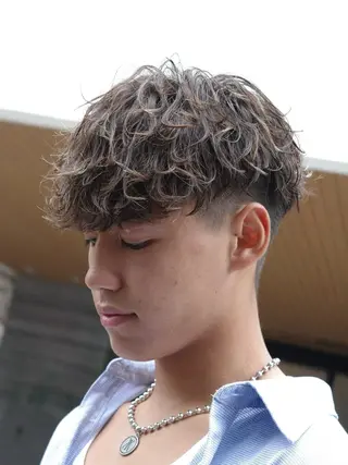 ショート カラー パーマ ヘアアレンジ メンズ fifth 黒木のヘアスタイル