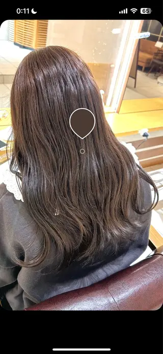 ロング カラー アフェクション大曽根所属・横田 冴のヘアスタイル