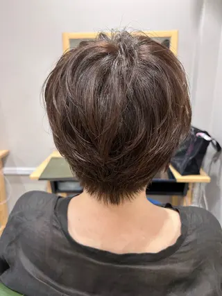 ショート カラー 白髪ぼかし/ショート 特化🌟サトウユキのヘアスタイル