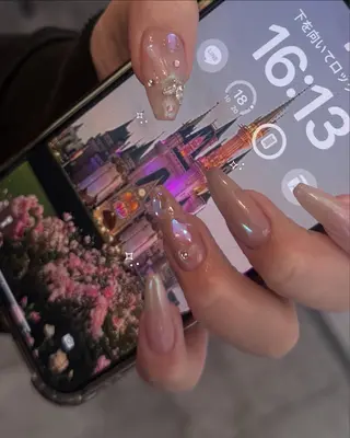 ネイル GRANDE大須 Cecil💜のネイルデザイン