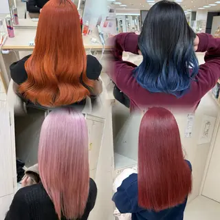 カラー ヘアアレンジ 🍒KIKUCHI KANAE🍒のヘアスタイル