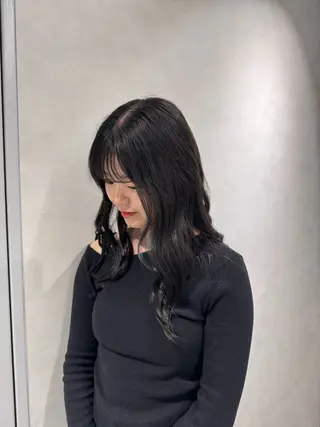 ミディアム モデル募集中/西梅田 naruka🍏のヘアスタイル