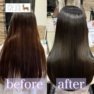 ロング パーマ 艶髪/巻ける縮毛矯正 /髪質改善naoのヘアスタイル