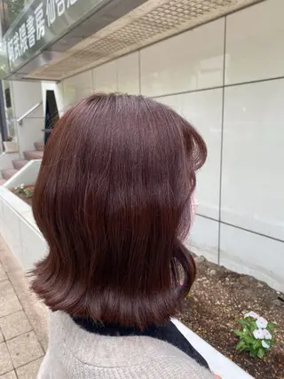 ミディアム カラー 🦋きつない みゆ🦋のヘアスタイル