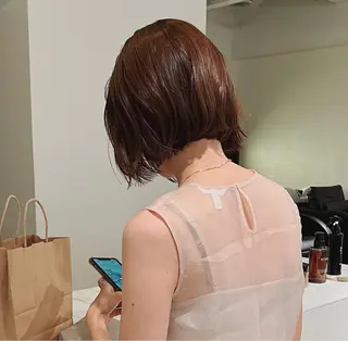 ショート カラー 林 妃和のヘアスタイル