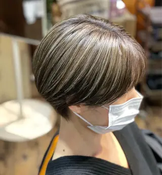 ショート カラー ツイスパ/Wカラー ✨RYUのヘアスタイル