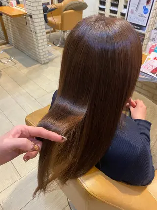 ロング カラー 村橋 葵緒のヘアスタイル