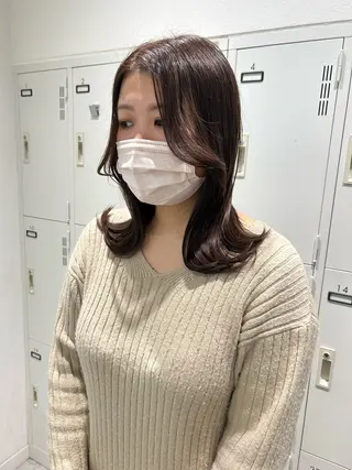 ミディアム カラー THE ESCALA 町田所属・町田縮毛矯正/ 髪質改善/美髪特化のヘアスタイル
